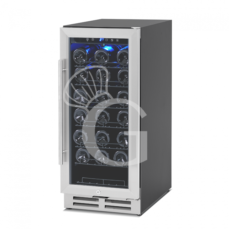 Vinoteca empotrable 100 LT 7 estantes capacidad 31 botellas +5°C/+22°C