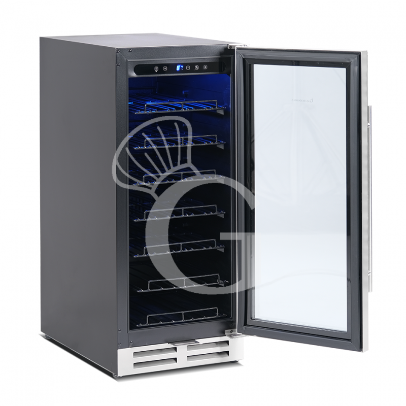 Vinoteca empotrable 100 LT 7 estantes capacidad 31 botellas +5°C/+22°C