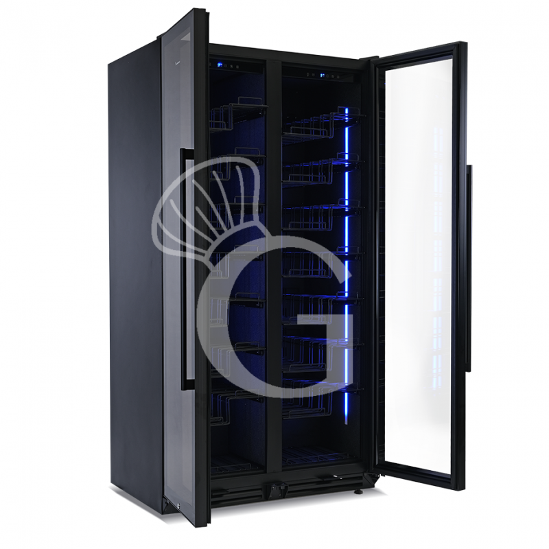 Vinoteca empotrable ventilada 800 LT 16 estantes 190 botellas +5°C/+22°C
