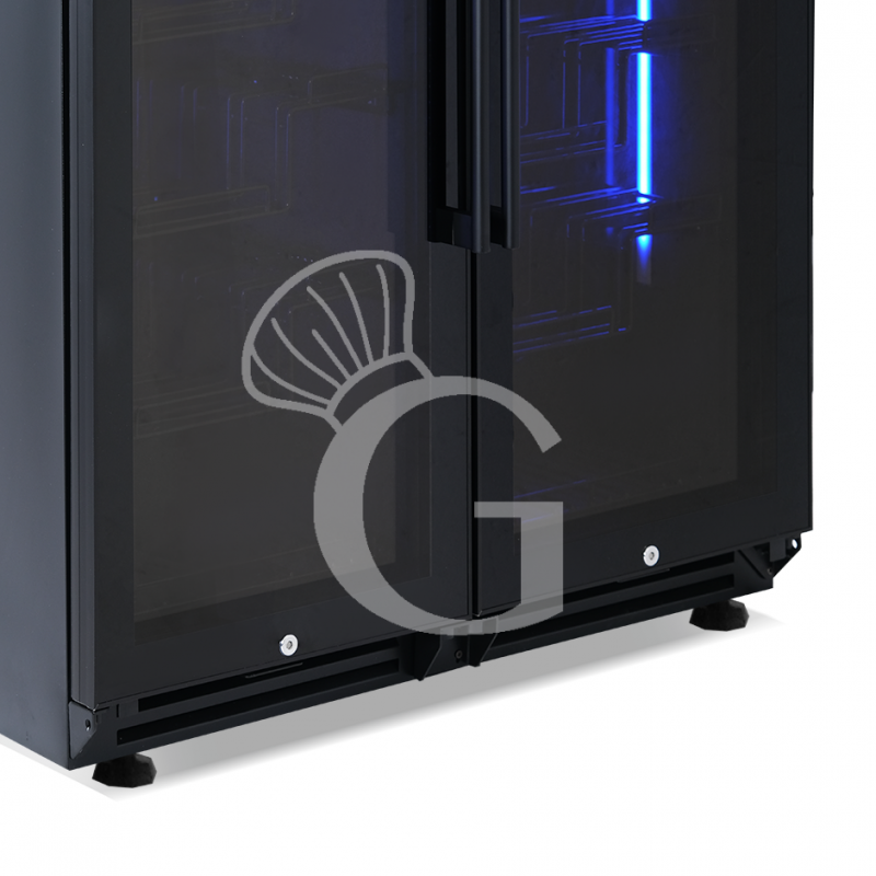 Vinoteca ventilada doble temperatura 480 LT 14 estantes 106 botellas +5°C/+22°C