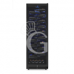 Vinoteca empotrable ventilada  420 LT 10 estantes 119 botellas +5°C/+22°C