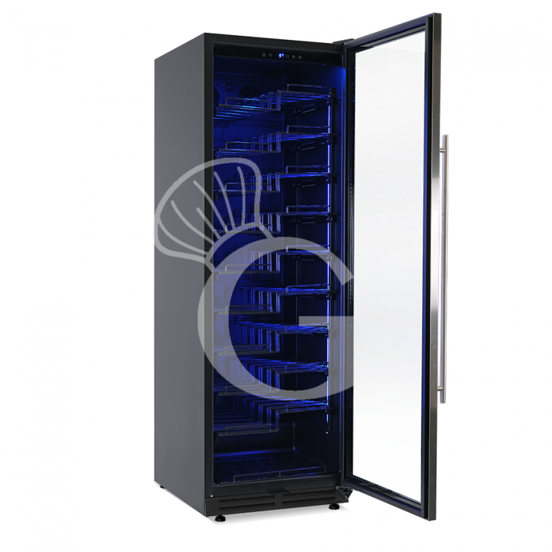 Vinoteca empotrable ventilada  420 LT 10 estantes 119 botellas +5°C/+22°C