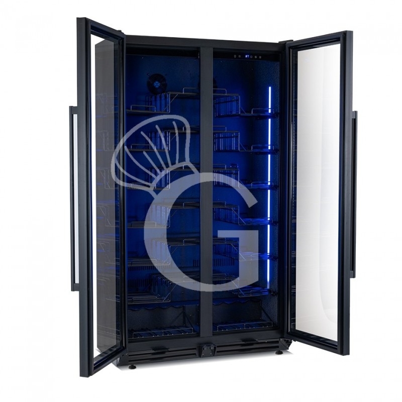 Vinoteca empotrable ventilada  580 LT 8 estantes 106 botellas +5°C/+22°C