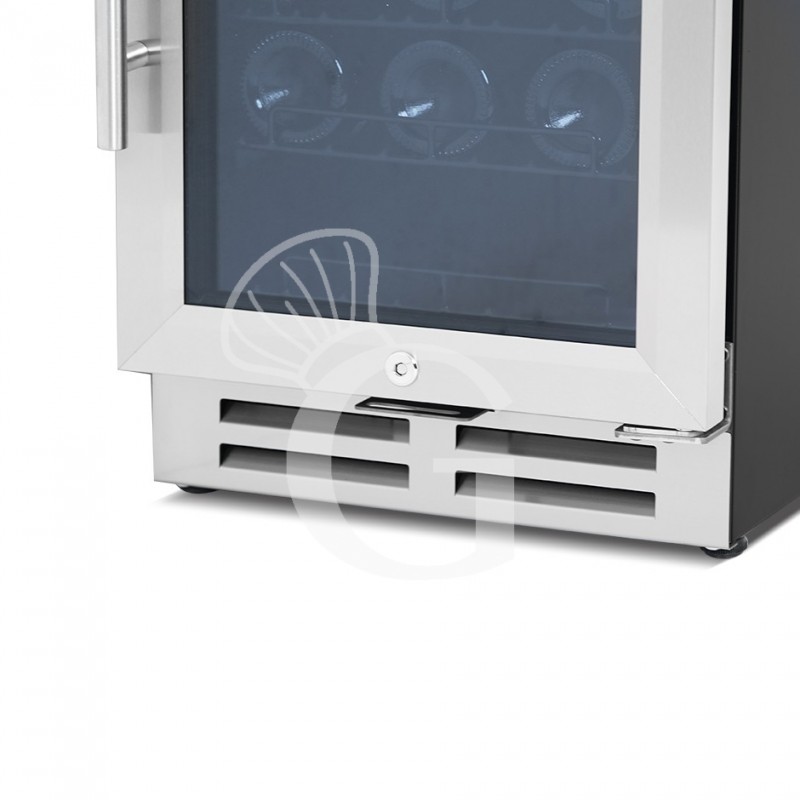 Detalle parte inferior vinoteca