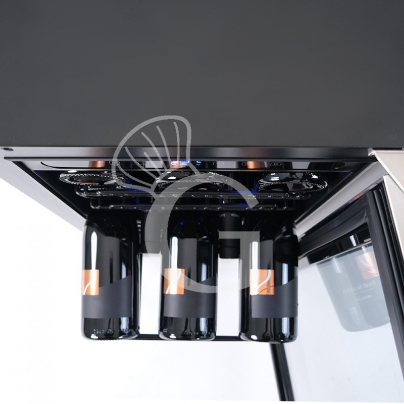 Vinoteca empotrable 100 LT 7 estantes capacidad 31 botellas +5°C/+22°C