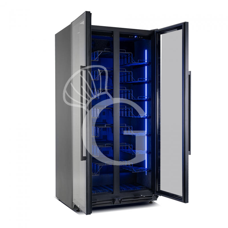 Vinoteca empotrable ventilada 830 LT 9 estantes 182 botellas +5°C/+22°C