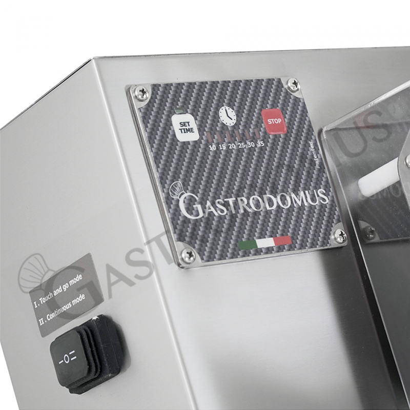 Formadora de masa de pizza de rodillos paralelos para pizza de 260/400 mm de diámetro con arranque automático