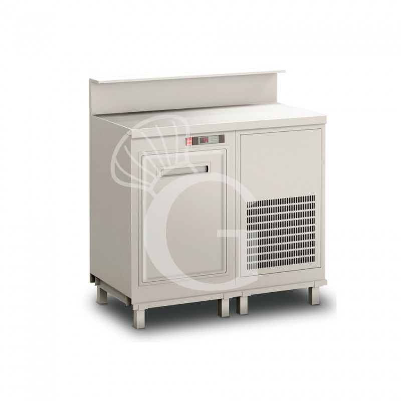 Mostrador de bar refrigerado con motor incorporado y soporte de mostrador, temperatura +4°C/+8°C, L 1044 x P 560 x H 1145 mm