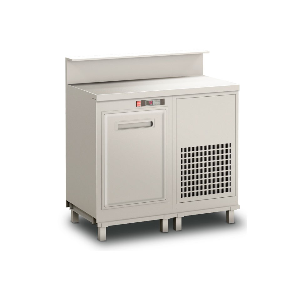 Mostrador de bar refrigerado con motor incorporado y soporte de mostrador, temperatura +4°C/+8°C, L 1044 x P 560 x H 1145 mm