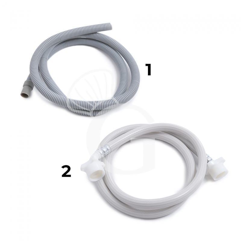 Máquina de hielo monofásica 24 kg/24 h cubito hueco, refrigeración por agua