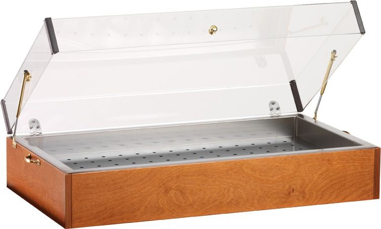 Expositor nevera color nogal, L 900 mm x P 485 mm x H 230 mm