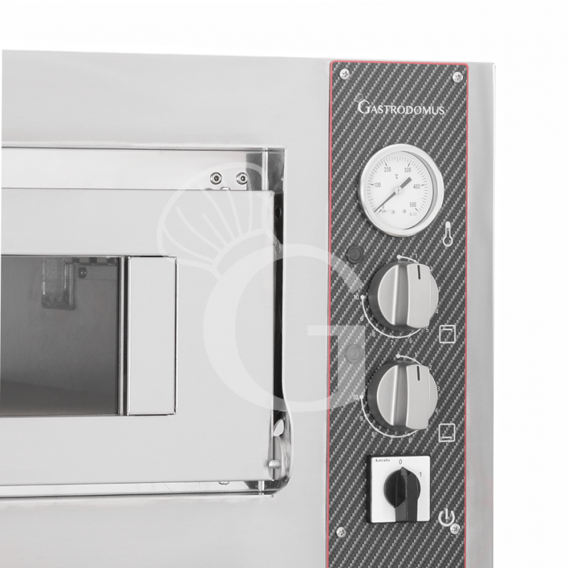 Detalle panel mandos horno