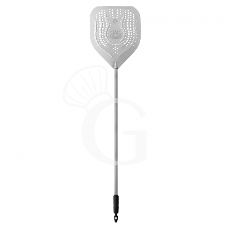 Pala para hornear pizzas Arena de aluminio L 350 mm H 1350 mm Pala para hornear pizzas Arena de aluminio L 350 mm H 1350 mm