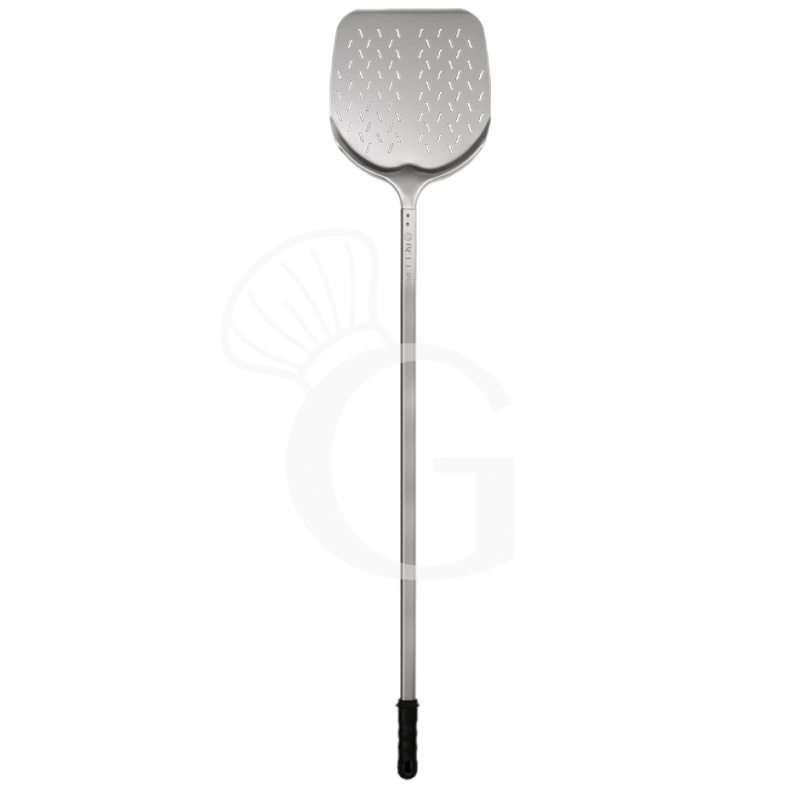 Pala de aluminio ranurada Bellini para hornear pizzas Ø 340 mm H 1700 mm Pala de aluminio ranurada Bellini para hornear pizzas Ø 340 mm H 1700 mm