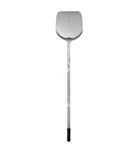 Pala de aluminio ranurada Bellini para hornear pizzas Ø 360 mm H 1700 mm