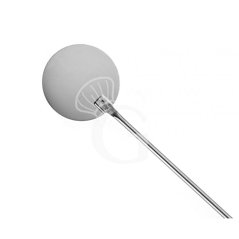 Pala para hornear pizzas de acero inox diámetro 260 mm x H 1350 mm