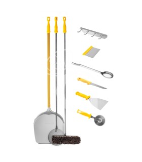Set Europa para hornos grandes h 1350 mm con 9 utensilios