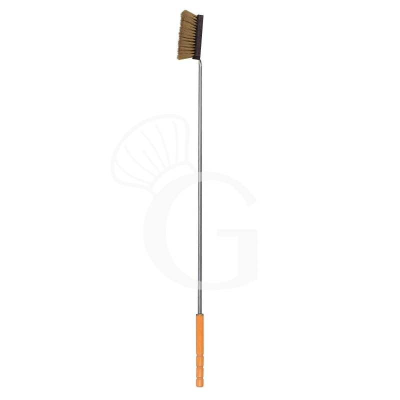 Cepillo para horno de leña de latón con dimensiones 55 x 80 x 1050 h mm