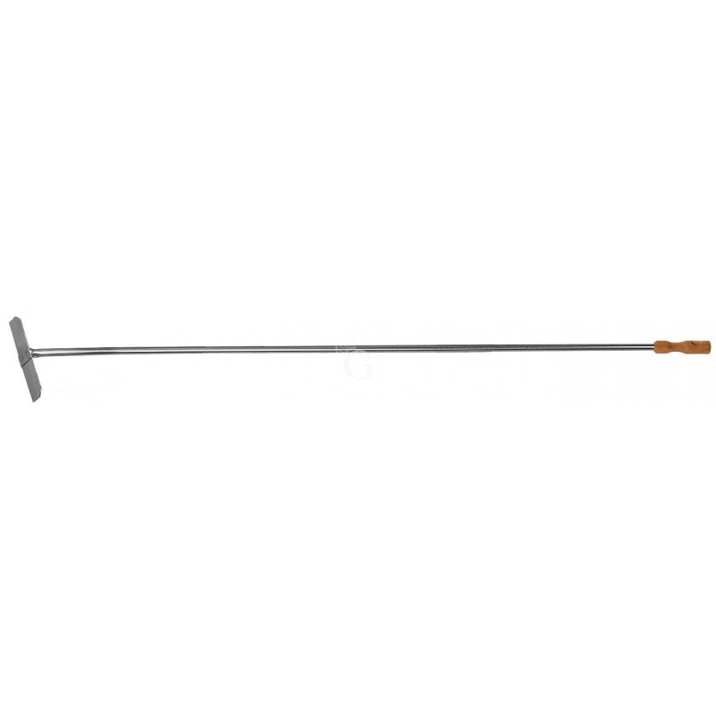 Rastrillo de acero inoxidable para horno de leña - A 1700 mm