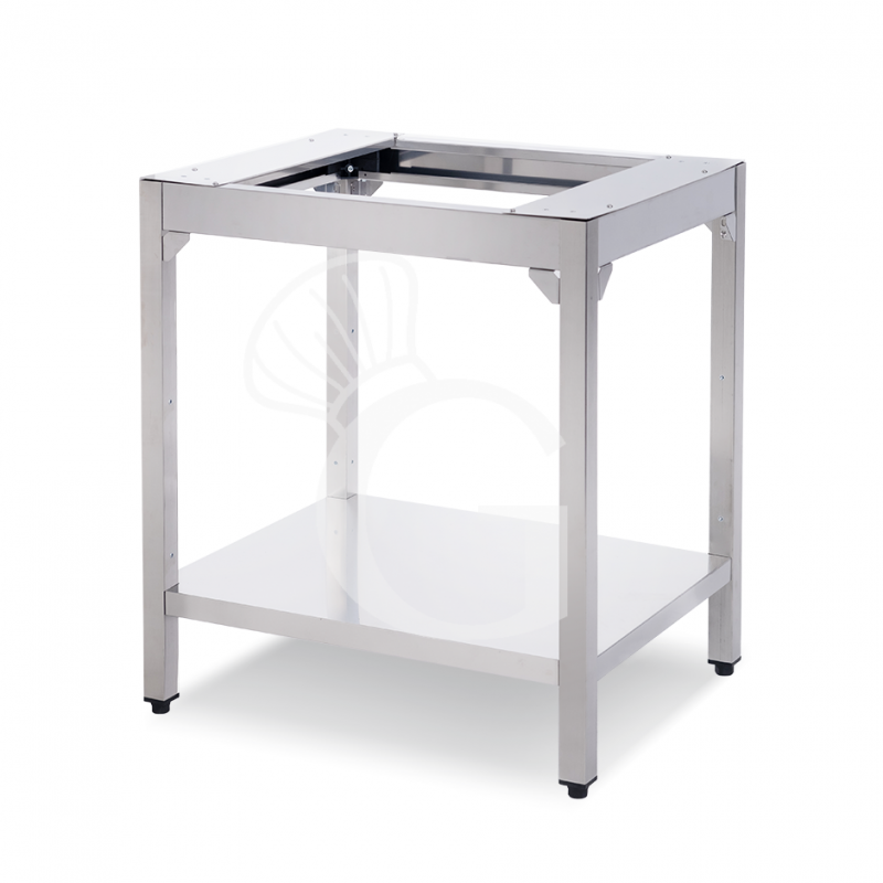 Soporte acero inox con estante para horno modelo SHANGO,  L 720 x P 585 x H 820 mm