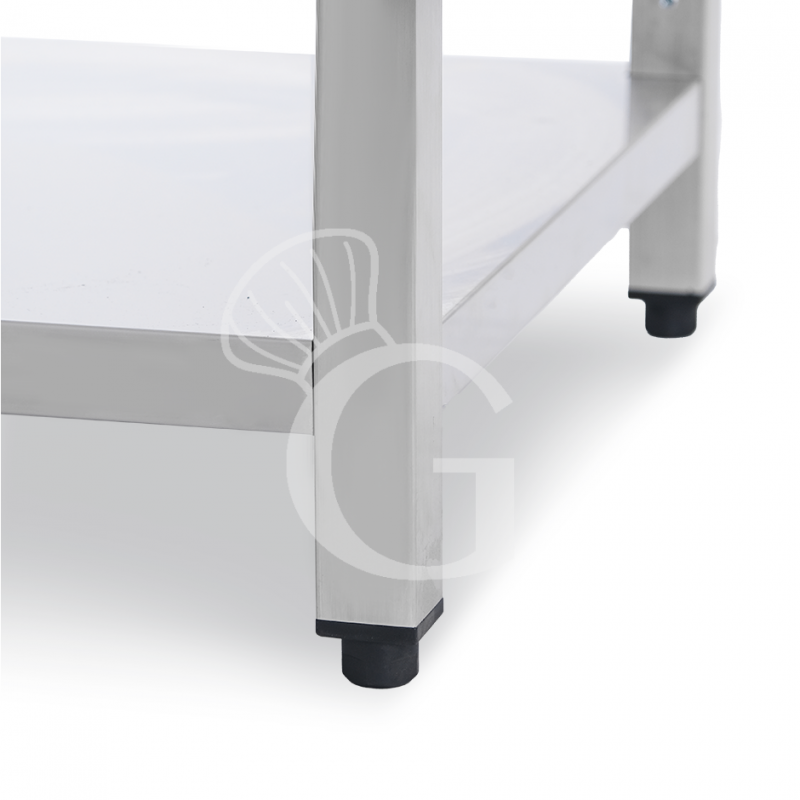 Soporte acero inox con estante para horno modelo SHANGO,  L 720 x P 585 x H 820 mm