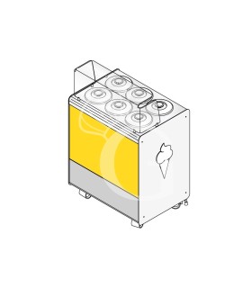 Vinilo decorativo amarillo para panel frontal de acero