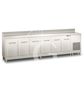 Frente mostrador bar refrigerado con motor incorporado y peto, temperatura +4°C/+8°C, L 3500 x P 560 x H 1119 mm