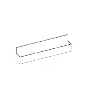 Soporte botellas de acero inox para barra para  cócteles L 1000 mm