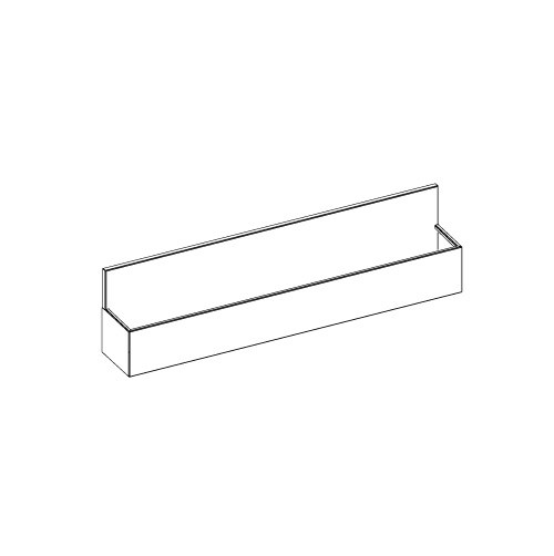 Soporte botellas de acero inox para barra cócteles L 1250 mm