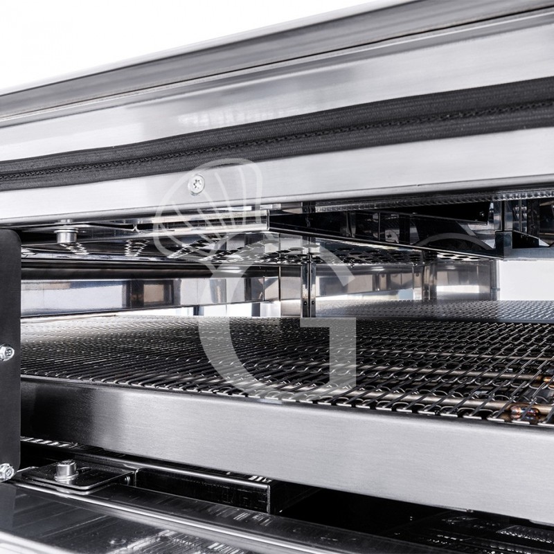 Horno Profesional de túnel para pizza Trifásico Cinta transportadora 650 mm
