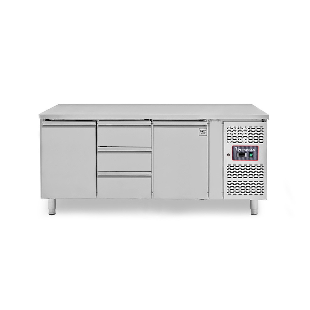 Mesa Refrigerada 3 cajones 2 puertas 700 mm -2°C/+8°C