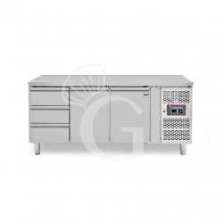 Mesa Refrigerada 3 cajones 2 puertas 700 mm -2°C/+8°C