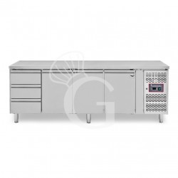 Mesa Refrigerada 3 cajones 3 puertas 700 mm -2°C/+8°C