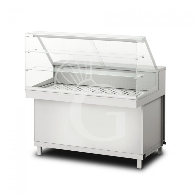 Vitrina caliente en seco 2 estantes , temp. +55ºC, L 1300 mm Vitrina caliente en seco 2 estantes , temp. +55ºC, L 1300 mm