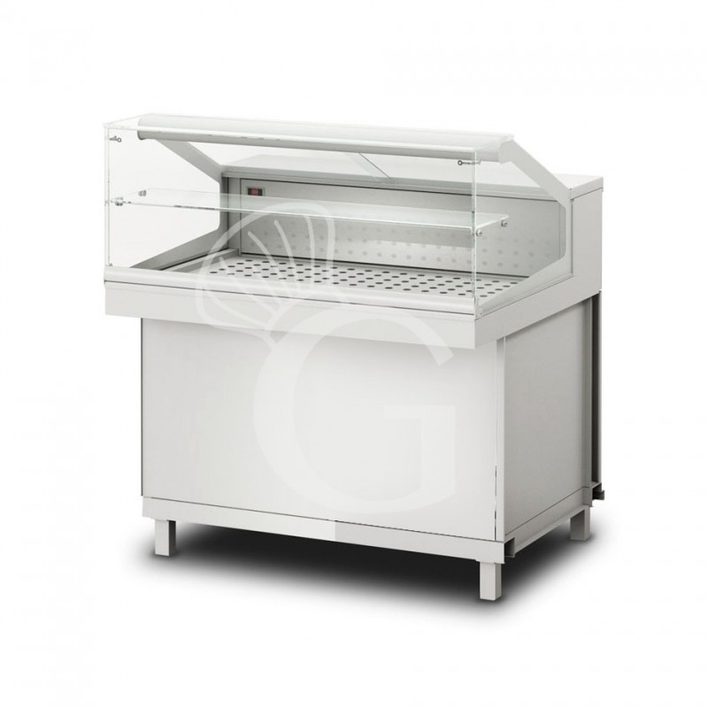 Vitrina caliente en seco 1 estante, temp. +55ºC, L 900 mm Vitrina caliente en seco 1 estante, temp. +55ºC, L 900 mm