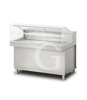 Vitrina caliente en seco 1 estante , temp. +55ºC,  L 1300 mm