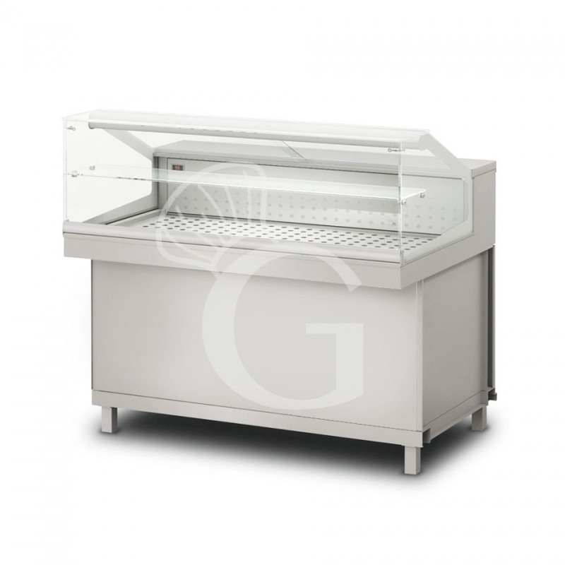 Vitrina caliente en seco 1 estante , temp. +55ºC, L 1300 mm Vitrina caliente en seco 1 estante , temp. +55ºC, L 1300 mm