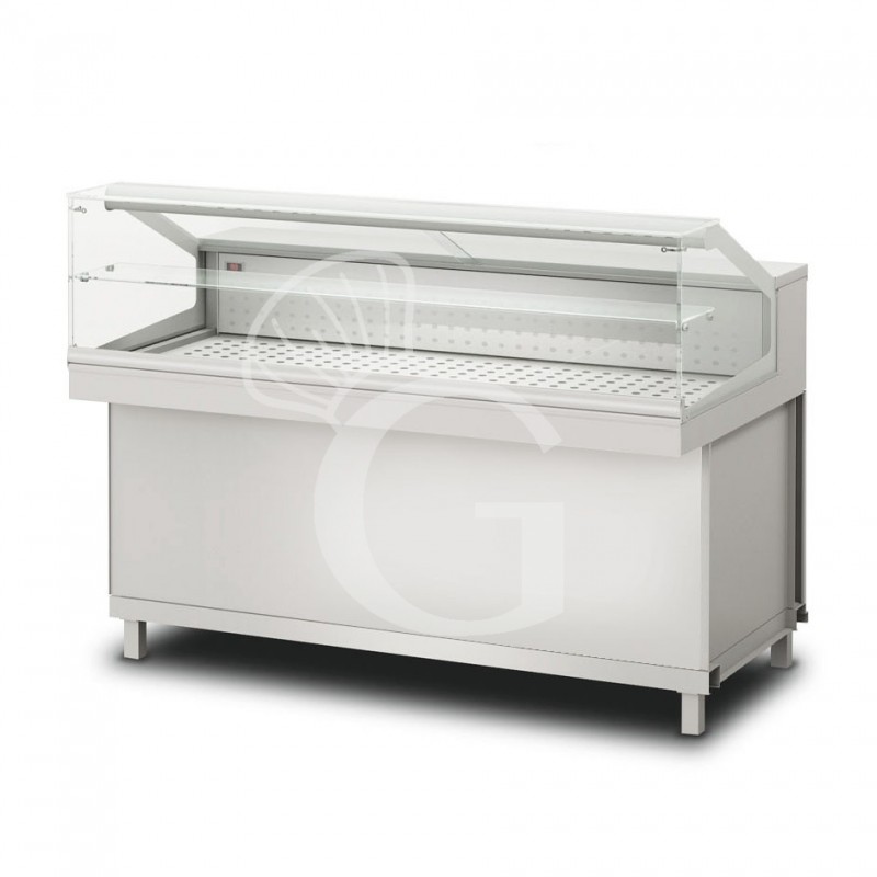 Vitrina caliente en seco 1 estante , temp. +55ºC, L 1700 mm Vitrina caliente en seco 1 estante , temp. +55ºC, L 1700 mm