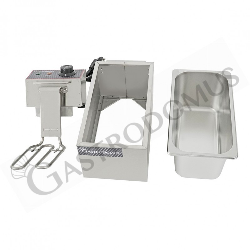 Freidora para bar eléctrica de sobremesa 1 cubeta 4 LT potencia 1,8 KW Monofásica