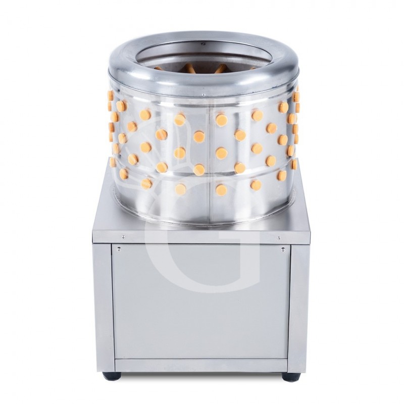 Desplumadora eléctrica para pichones en seco, cesta Ø 410 mm - 0,18KW