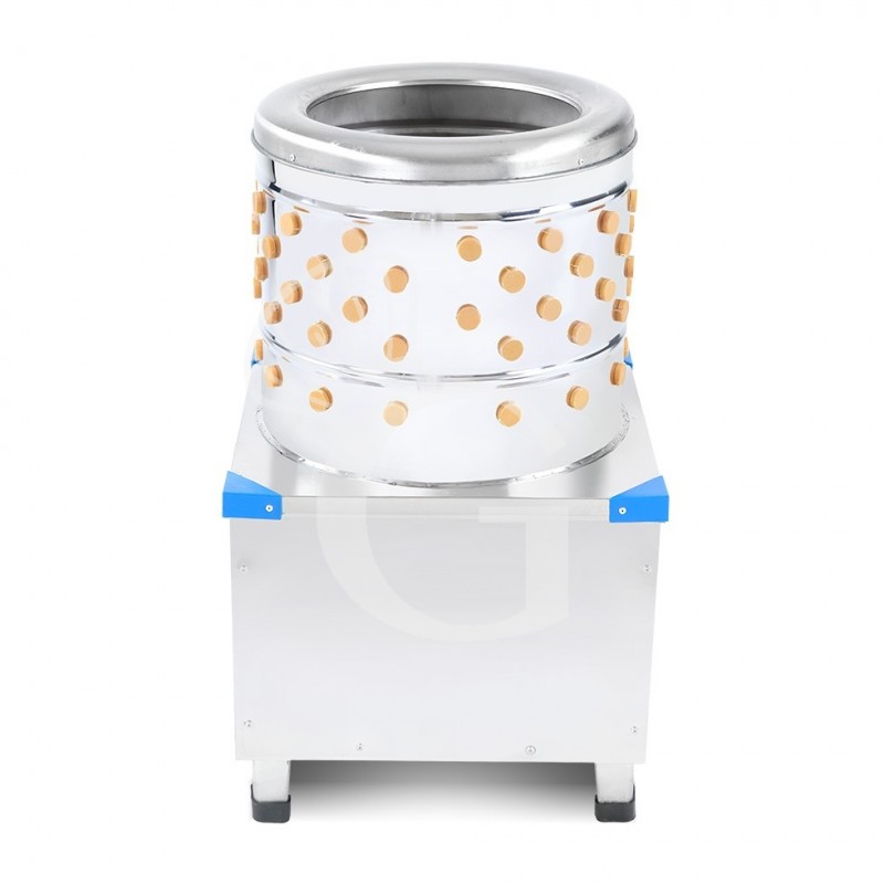 Desplumadora eléctrica para pollos en seco, cesta Ø 460 mm - 0,55KW