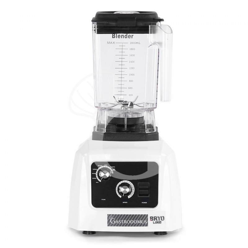 Licuadora estructura de ABS 1 vaso de policarbonato 2 Lt. 22.000 rpm, 1,3 Kw L 220 x P 230 x H 440 mm