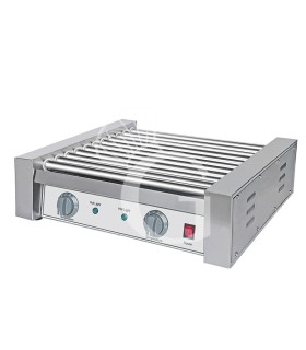 Plancha especial salchichas de frankfurt 2200 W 11 rodillos L 560 mm x P 530 mm x H 200 mm