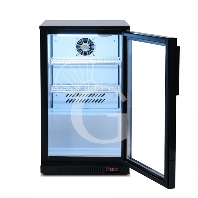 Expositor de bebidas ventilado 1 puerta abatible 98 LT - temperatura 0°C/+10°C