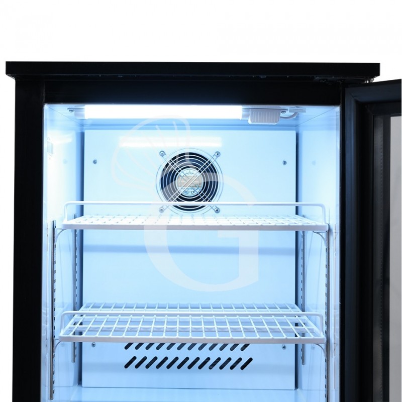 Expositor de bebidas ventilado 1 puerta abatible 110 LT - temperatura 0°C/+10°C