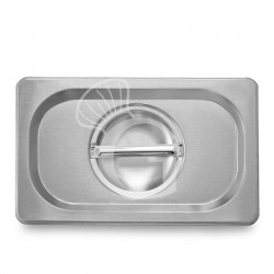 Tapa de acero inox GN1/4 L 265 x P 162 mm