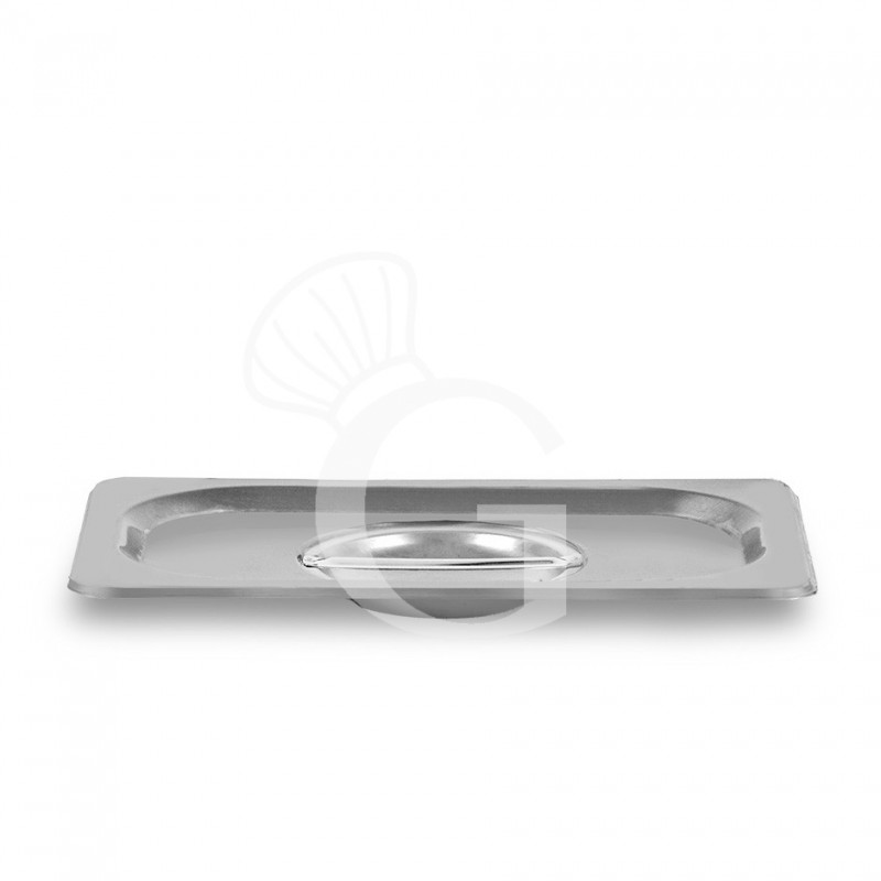 Tapa de acero inox GN1/4 L 265 x P 162 mm