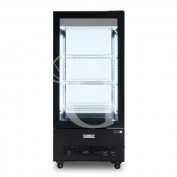 Armario expositor refrigerado Ventilado de color negro 550 LT 0°C/+12°C clase energética B