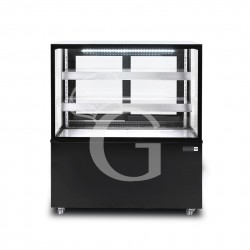 Vitrina Refrigerada Ventilada  300 LT +2°C/+8°C  4 lados de cristal