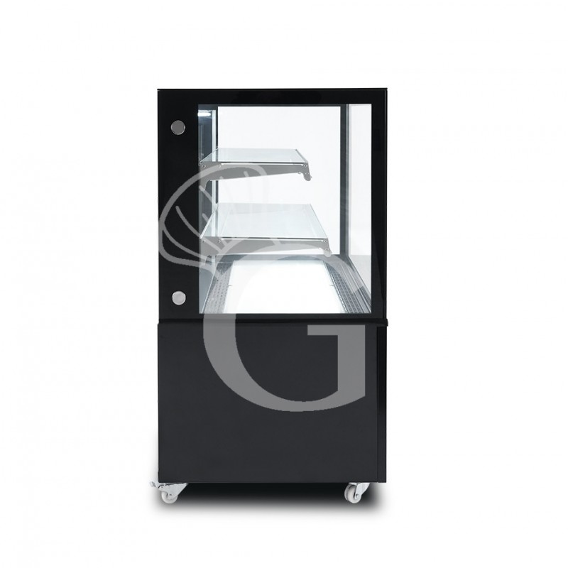 Vitrina Refrigerada Ventilada  300 LT +2°C/+8°C  4 lados de cristal